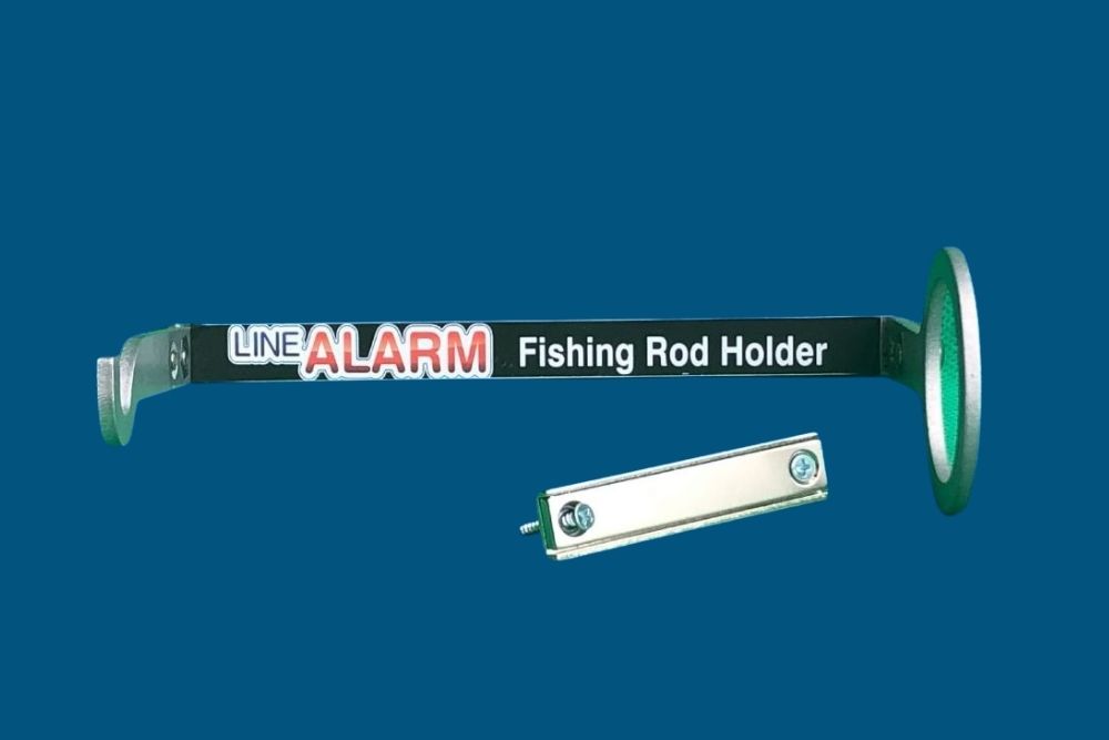 New rod stand with bite detection alarm! cool upgrade from the